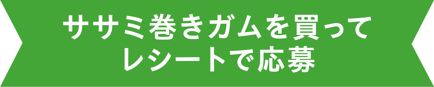 ササミ巻きガムを買ってレシートで応募